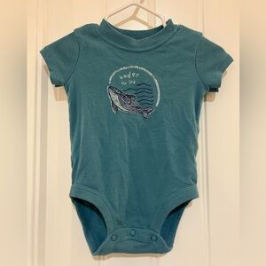 4/$20 Carters Under the Sea onesie and jogger set 0-3 month